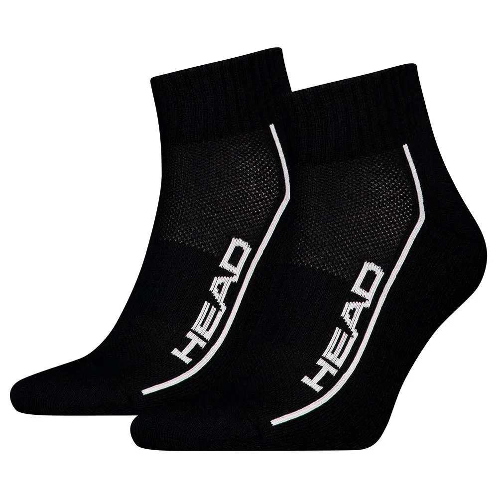 

Носки Head 701229022 Quarter short 2 units, черный