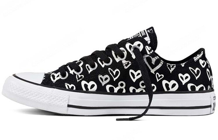 

Chuck Taylor All Star Canvas Shoes Unisex Low-Top Black/White Converse