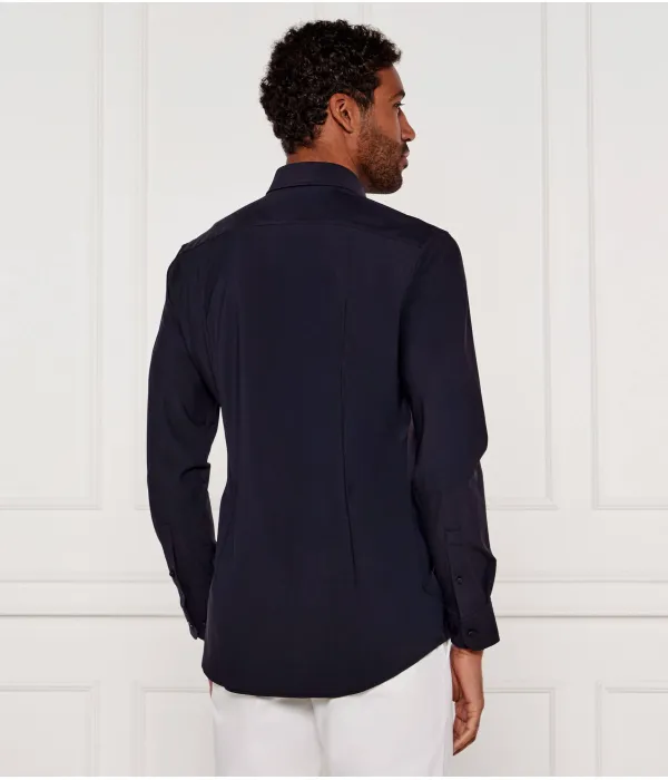 Рубашка p-hank-kent-c1-222 Slim fit Boss, синий — фото 3
