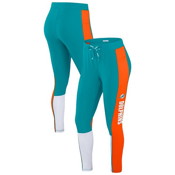 

Женские лосины Miami Dolphins в цвете тил/оранжевый Wear By Erin Andrews