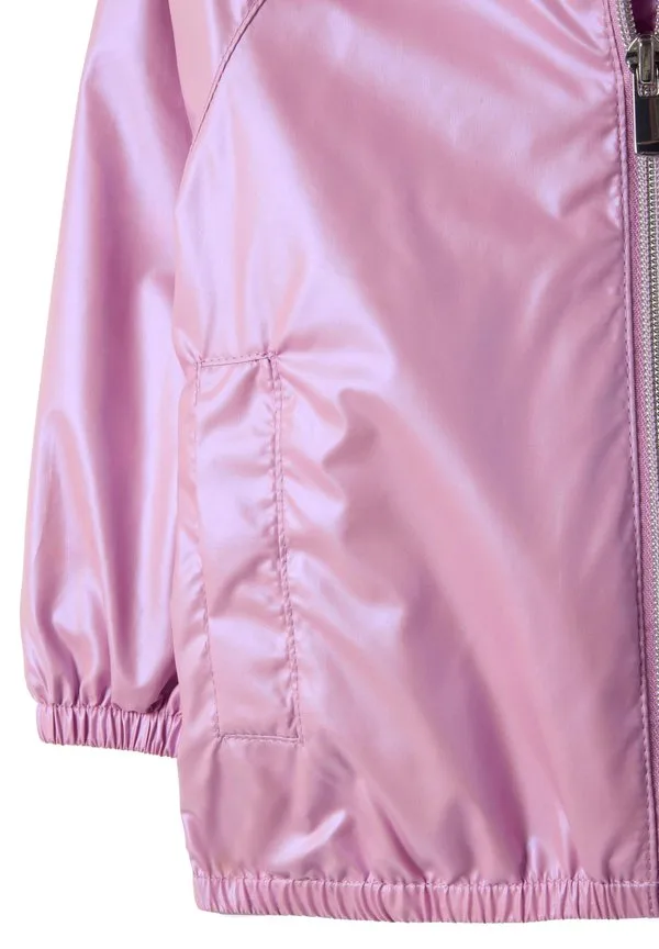 Водонепроницаемая куртка прямого кроя на молнии с капюшоном Ovs, Dark Pink — фото 4