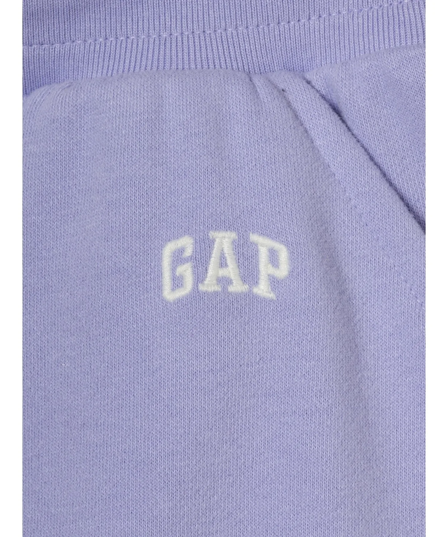 (K) Винтажная мини-юбка из мягкой французской махровой ткани с логотипом GAP (детская), WARM_VIOLET_56 — фото 3