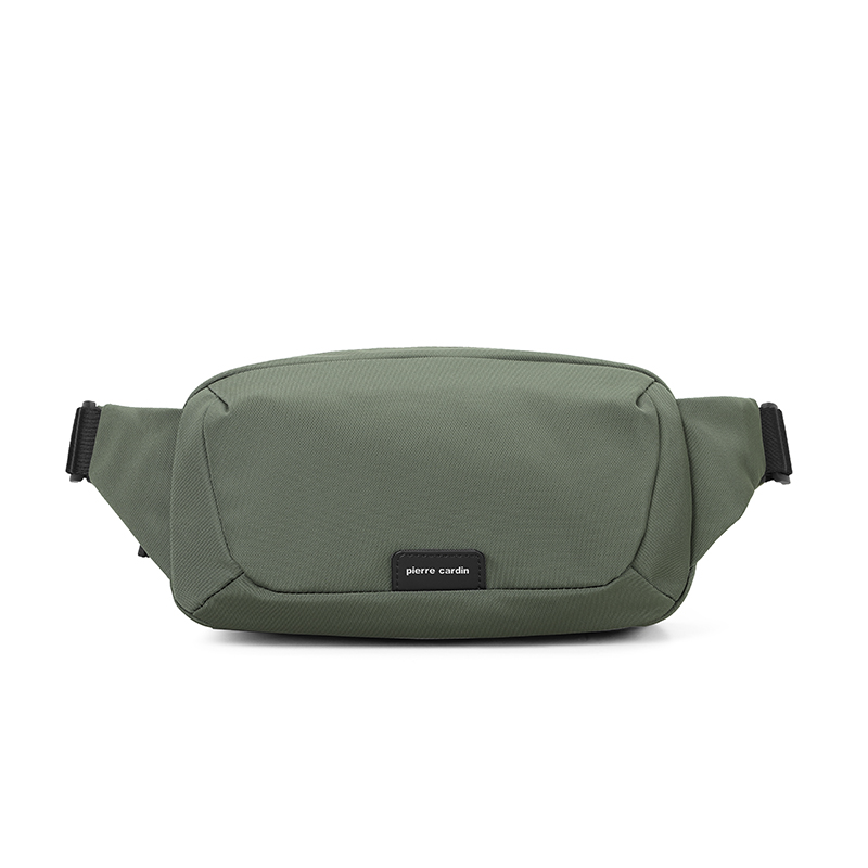 

PIERRE CARDIN Тканевый мессенджер, Fanny Pack-Green