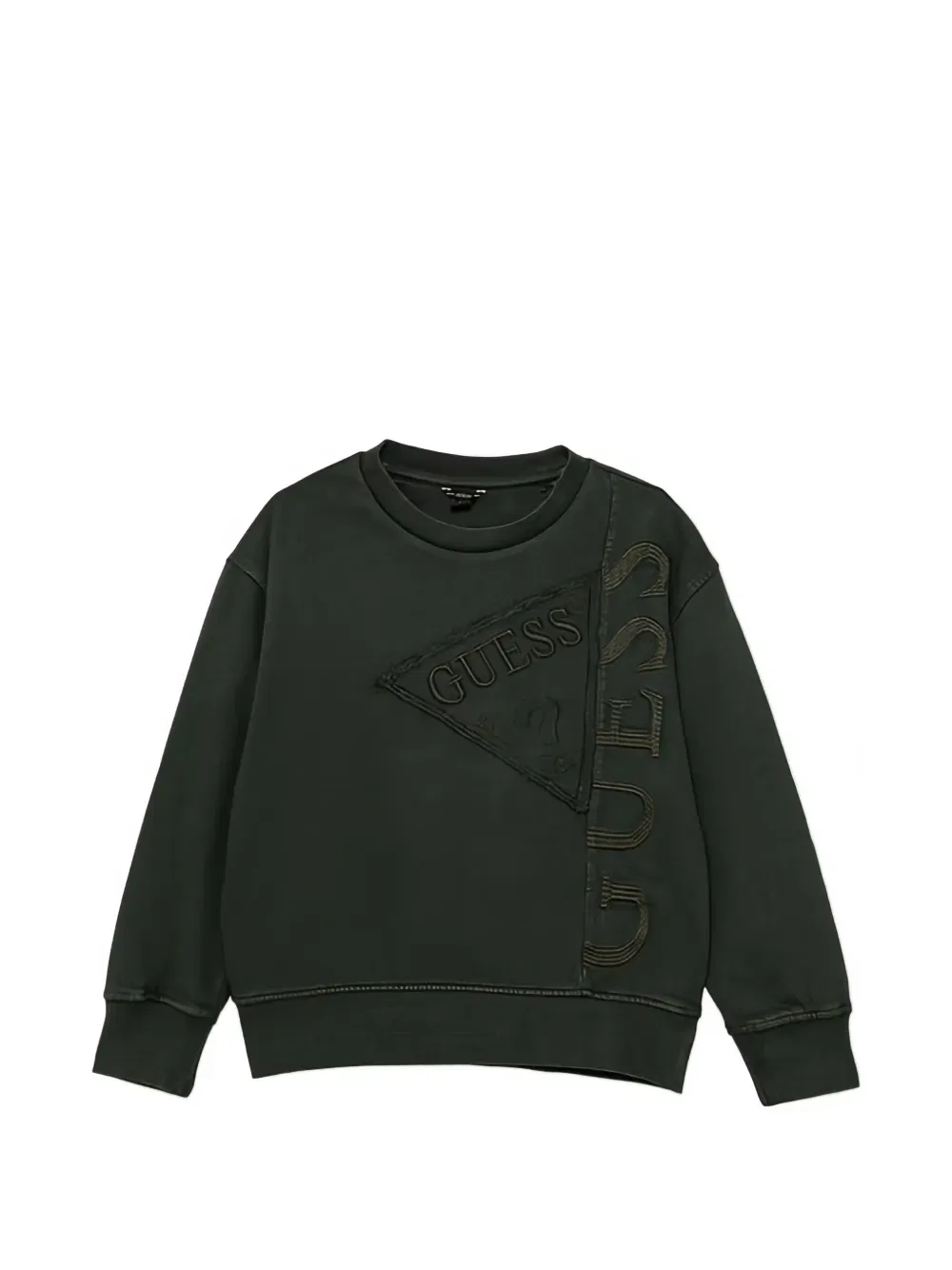 Толстовка с вышитым логотипом Guess Kids, зеленый