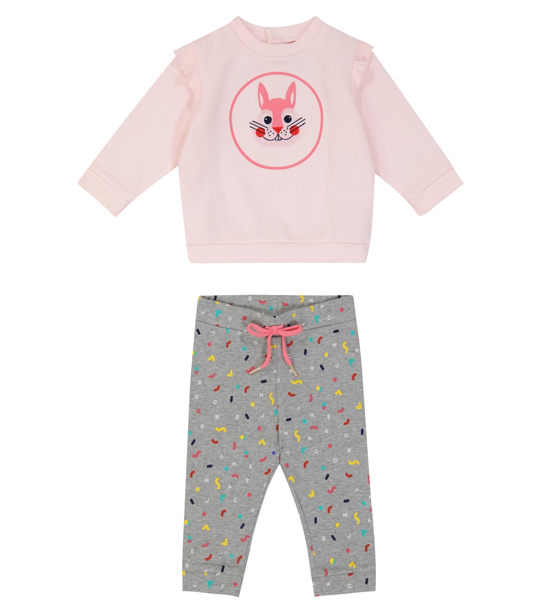 

Комплект из детского свитера и спортивных штанов Marc Jacobs Kids, Light Grey