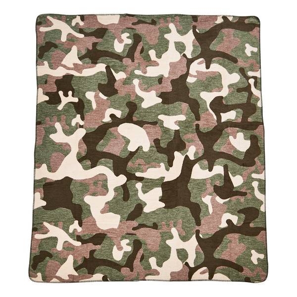 

Плед twentyfour Camouflage, 200 см цвет olivgrün/creme