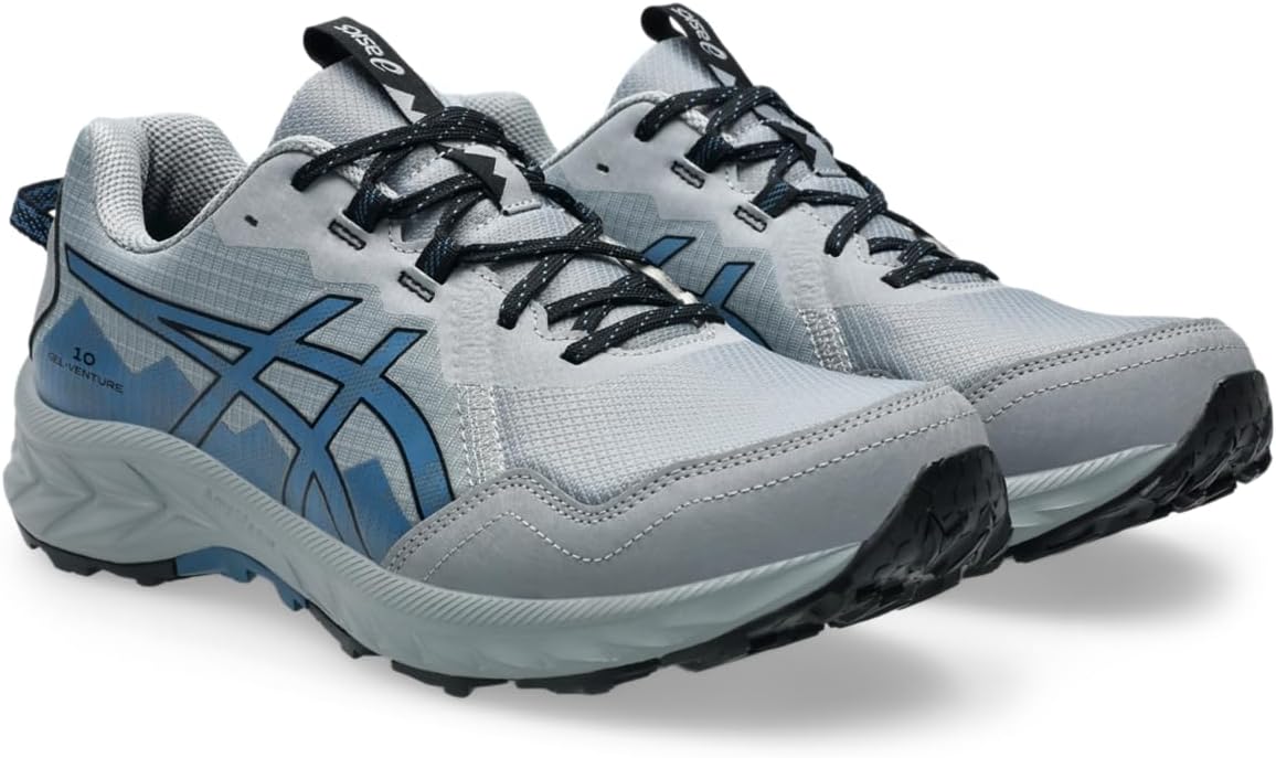 Мужские беговые кроссовки ASICS Gel-Venture 10, Gravel/Winter Sea — фото 2