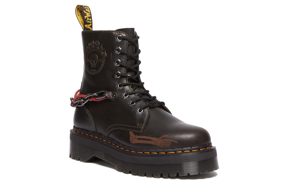 WARNER BROS. x Jadonseries WB100 Короткий ботинок Мартин 5 см Унисекс Тёмный Тёплый Серый Dr.Martens, Тёмный Тёплый Серый Умбра — фото 3