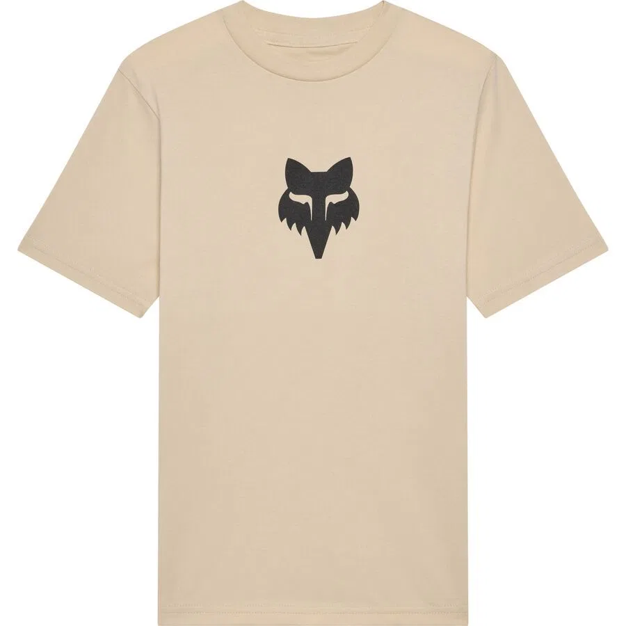Детская футболка с изображением головы лисы Fox Racing, Tan