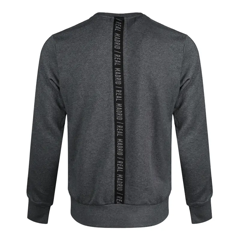 Футболка мужская серая Adidas Real Madrid Soccer Collection SSP CR SWT — фото 3