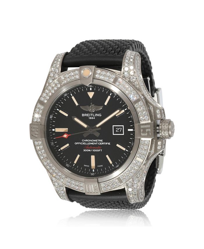 

Часы Blackbird Avenger из титана E1731063/BD12 53,00 мм Pre-Owned Breitling, черный