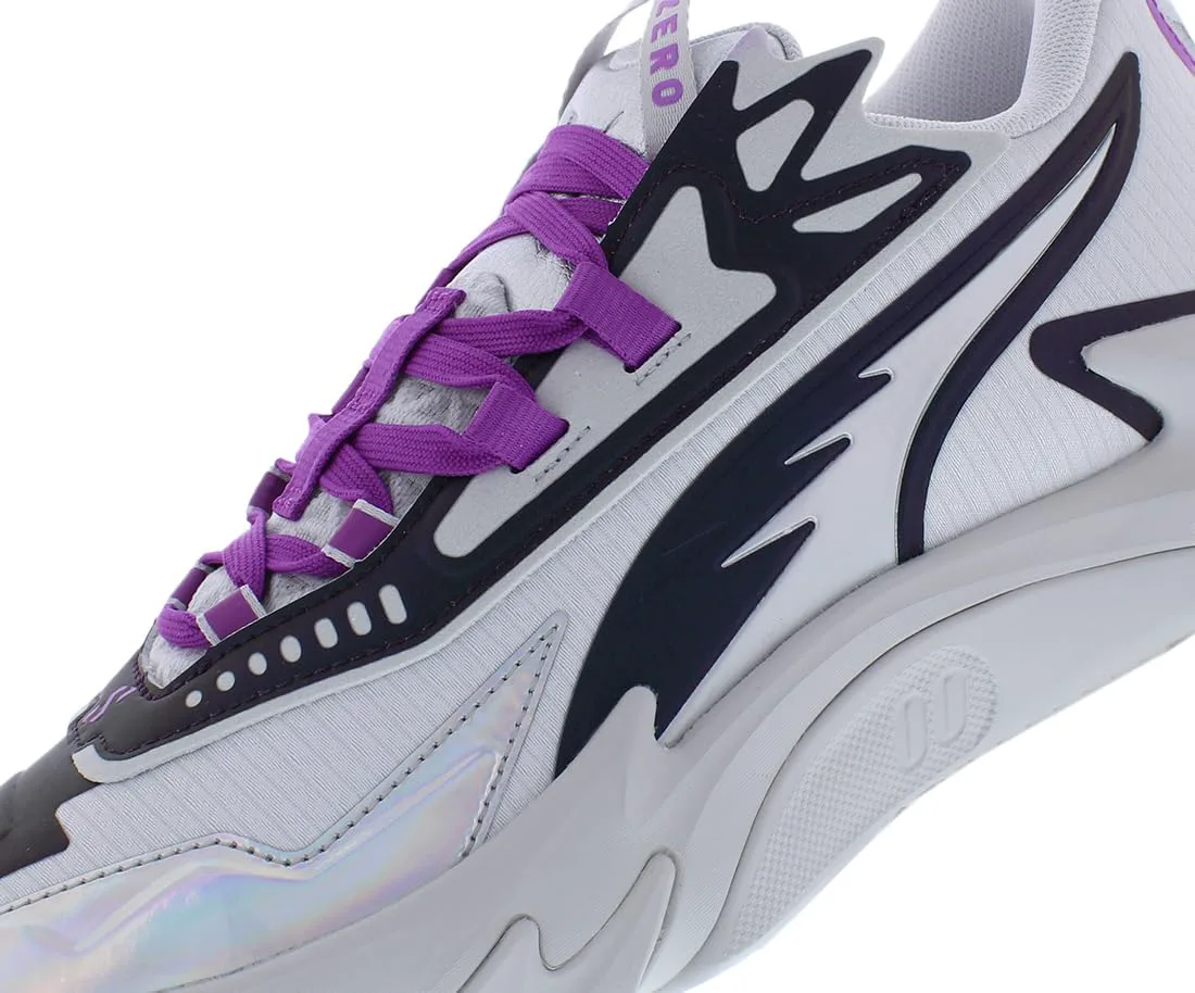 Кроссовки для баскетбола PUMA Men’s Scoot Zeros II Sterling - серые, серый — фото 3