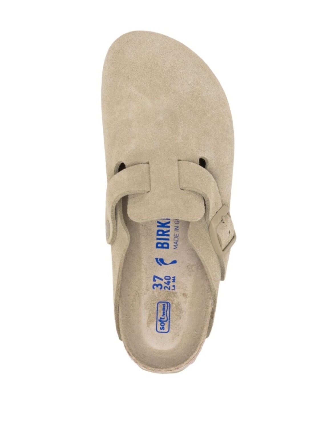 Мюли Birkenstock Boston Soft Footbed узкие, бежевый — фото 4
