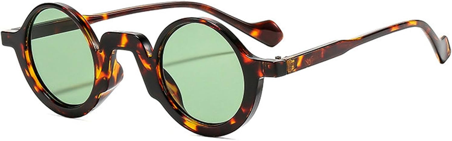 

Солнцезащитные очки Helena Fashion в маленькой круглой оправе, унисекс, в стиле ретро-панк, модные овальные очки, повседневные солнцезащитные очки с защитой от УФ-излучения UV400, C7