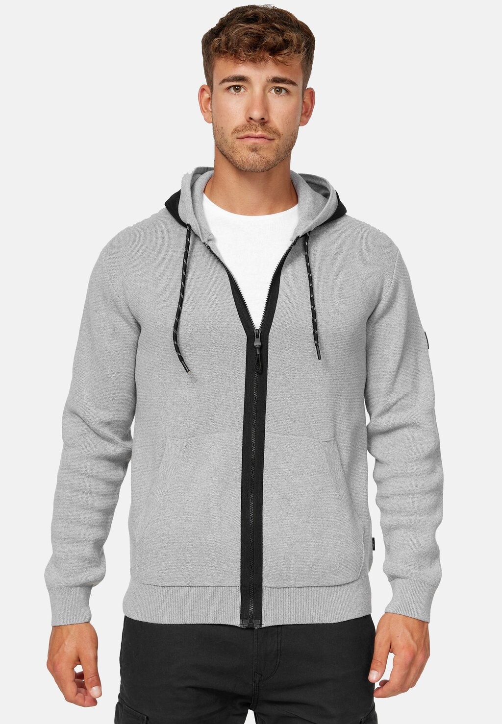 

Толстовка REILLY INDICODE JEANS, цвет lt grey mix