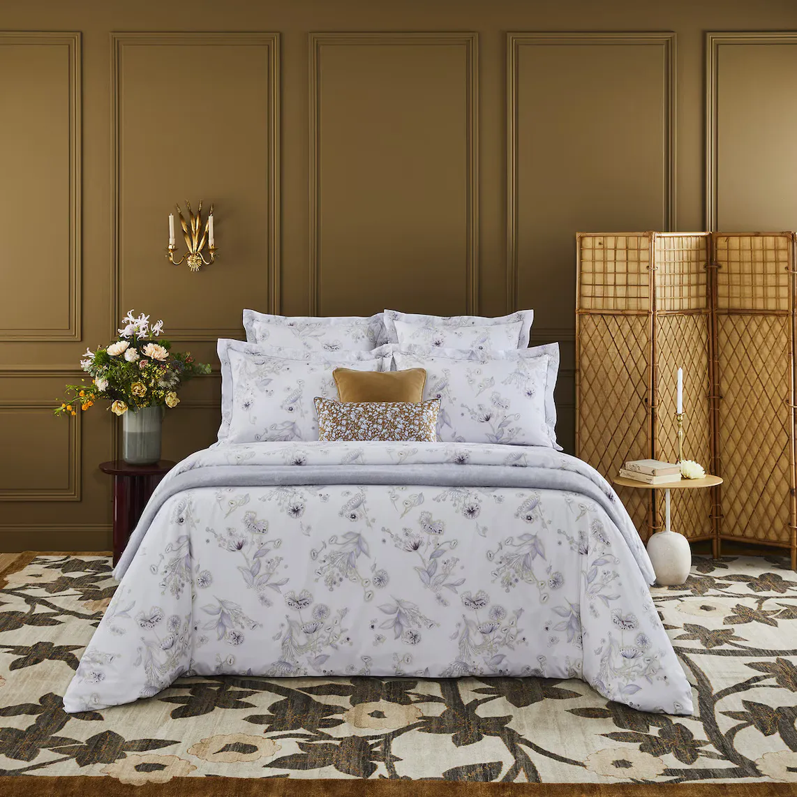 

Хлопковое пододеяльник Givre Yves Delorme, разноцветный