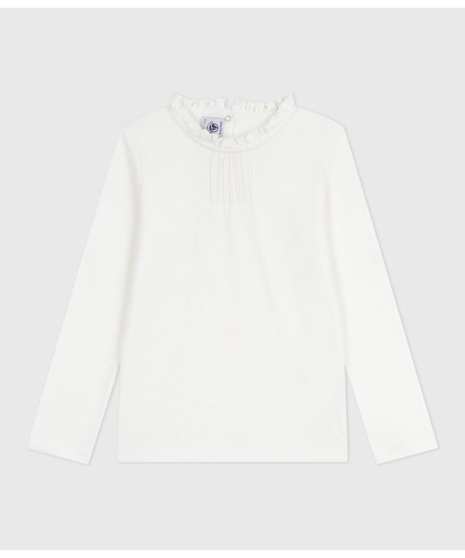 Футболка с длинными рукавами PETIT BATEAU, Off white