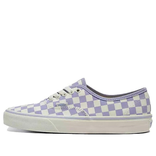 

Кроссовки authentic checkerboard shoes 'white purple' Vans, белый
