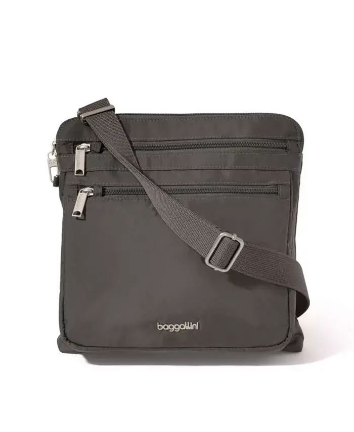

Сумка кросс-боди Baggillini Securtex Anti-Theft Large с защитой от кражи Baggallini, серый