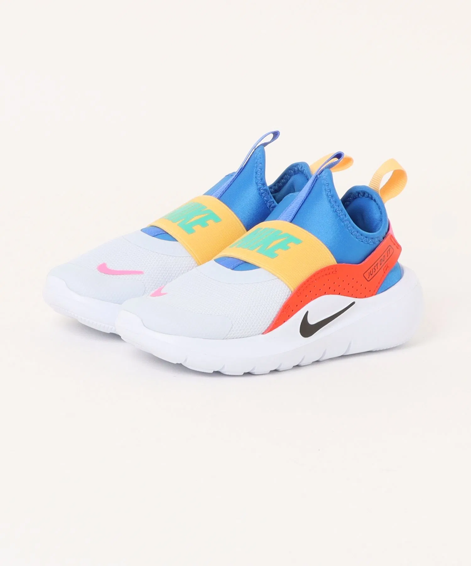 Детские кроссовки NIKE FLEX RUNNER 4 PS лёгкие, с резинкой, синие