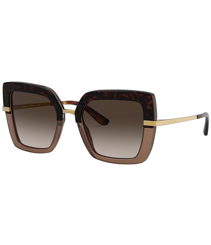 

Dolce & Gabbana Женские квадратные солнцезащитные очки Dg4373 52 мм, коричневый