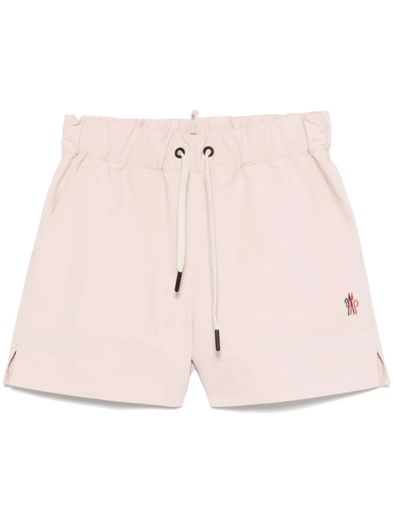 

Шорты с вышитым логотипом Moncler Grenoble, розовый