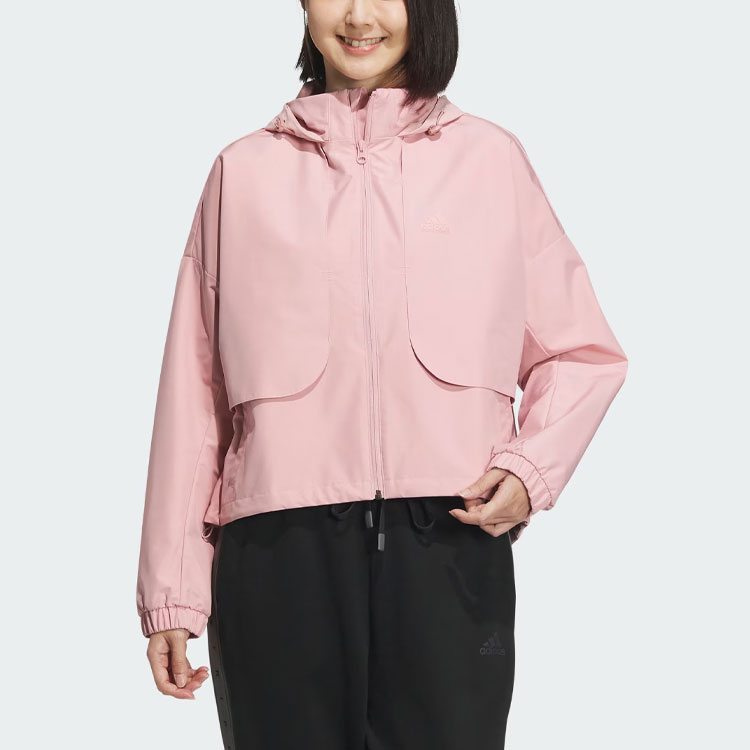Adidas Женская куртка W Wd Jkt Miracle Purple Pink, Miracle Purple Pink — фото 4