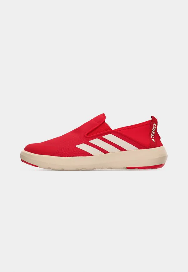 Унисекс походные ботинки без шнурков Adidas Terrex, Pure Ruby/Chalk White/Semi Impact Orange — фото 3