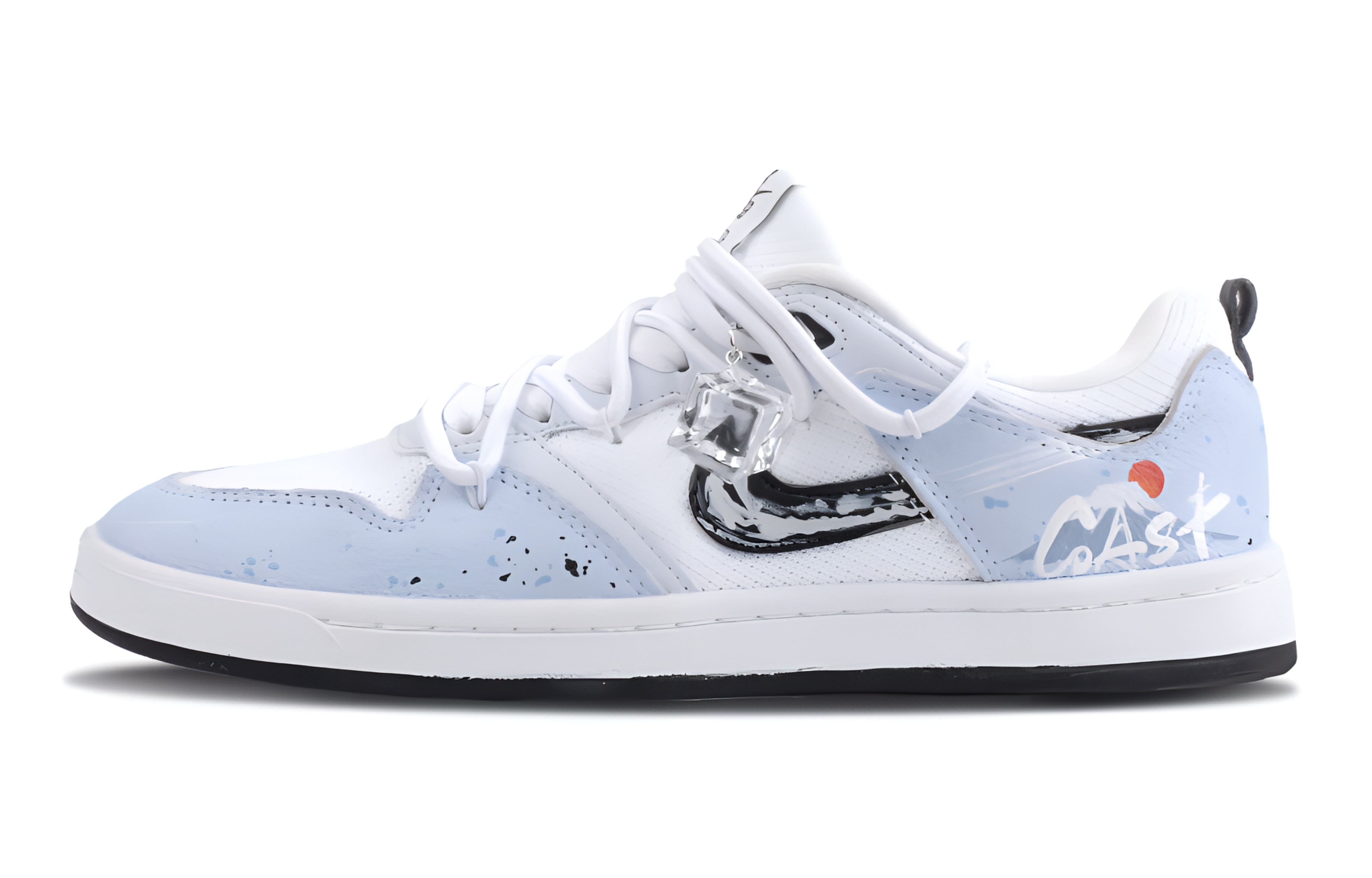 

Nike Кроссовки для скейтбординга SB Alleyoop Under Mount Fuji, износостойкие, низкие, мужские, сине-белые