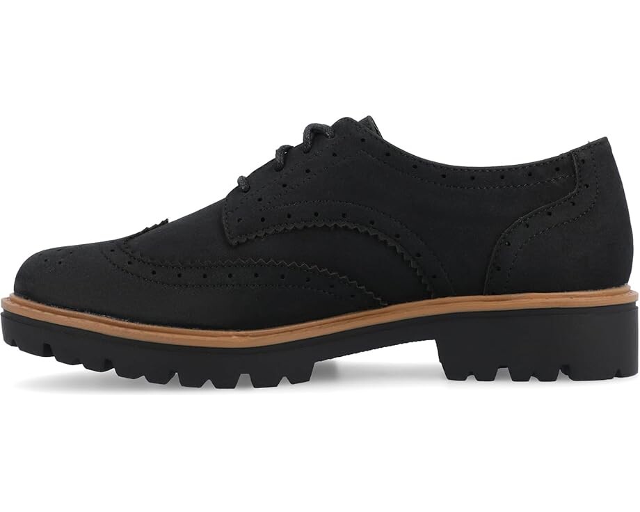 Оксфорды Journee Collection Tru Comfort Foam Claudiya Oxford, черный — фото 4