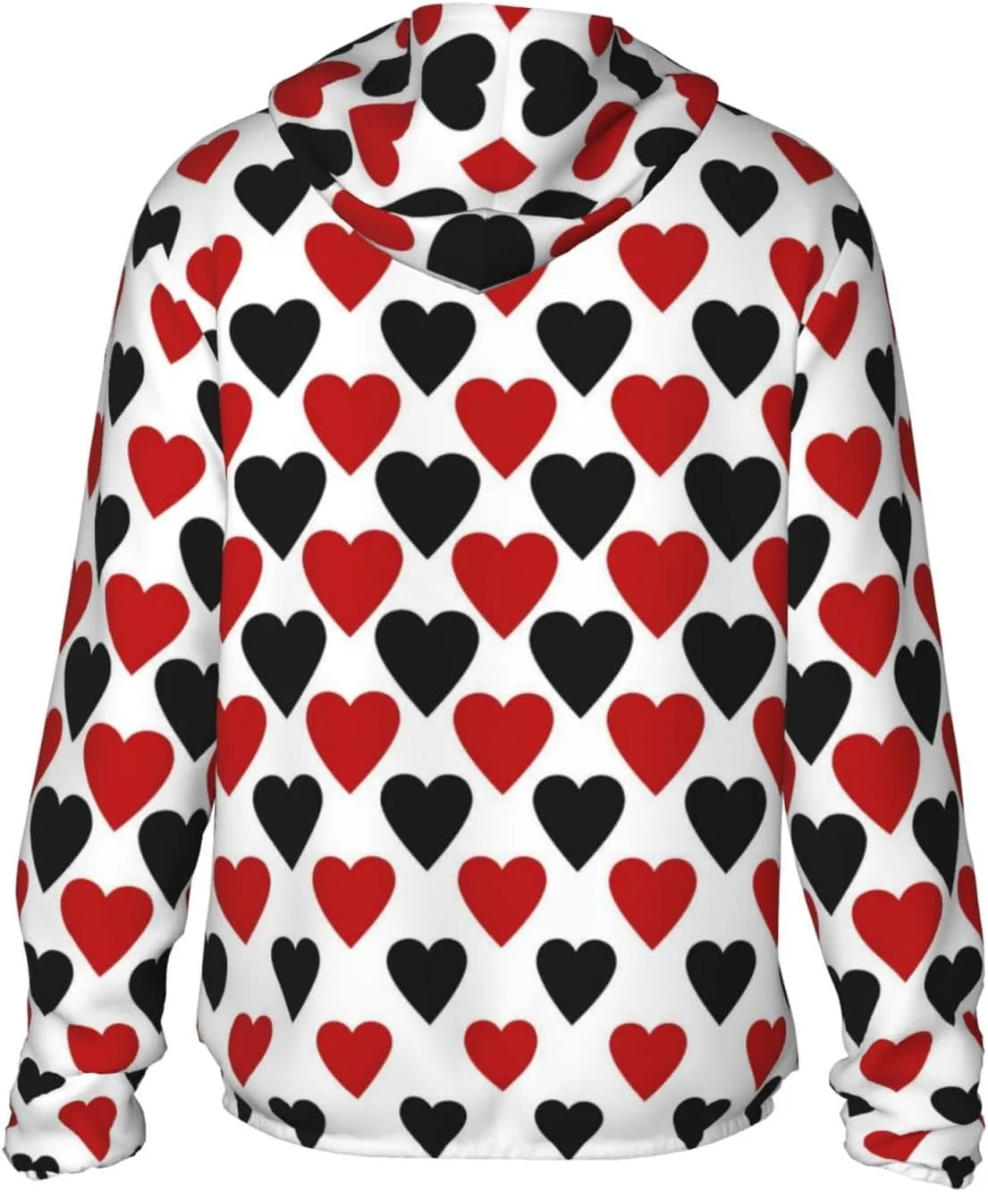 Толстовка с защитой от солнца Heart Love, легкая спортивная с длинными рукавами и молнией — фото 4