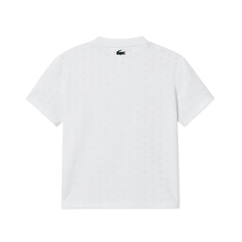 Футболка женская LACOSTE SS26, регулярного кроя, темно-синяя — фото 4