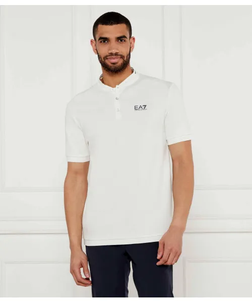 

Футболка поло Slim fit Ea7, бежевый