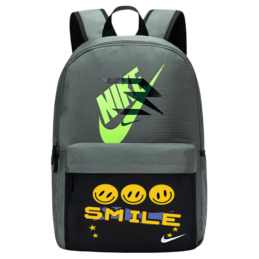 

Nike Полиамидный рюкзак с термопереносом унисекс пузырчатый английский, Three Smiley Faces