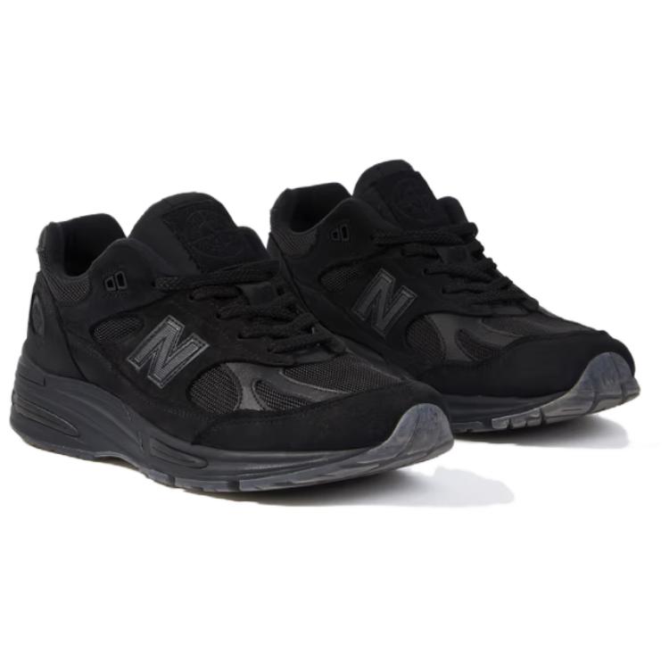 New Balance 991v2 MiUK Stone Island Ghost Pack Black — фото 3