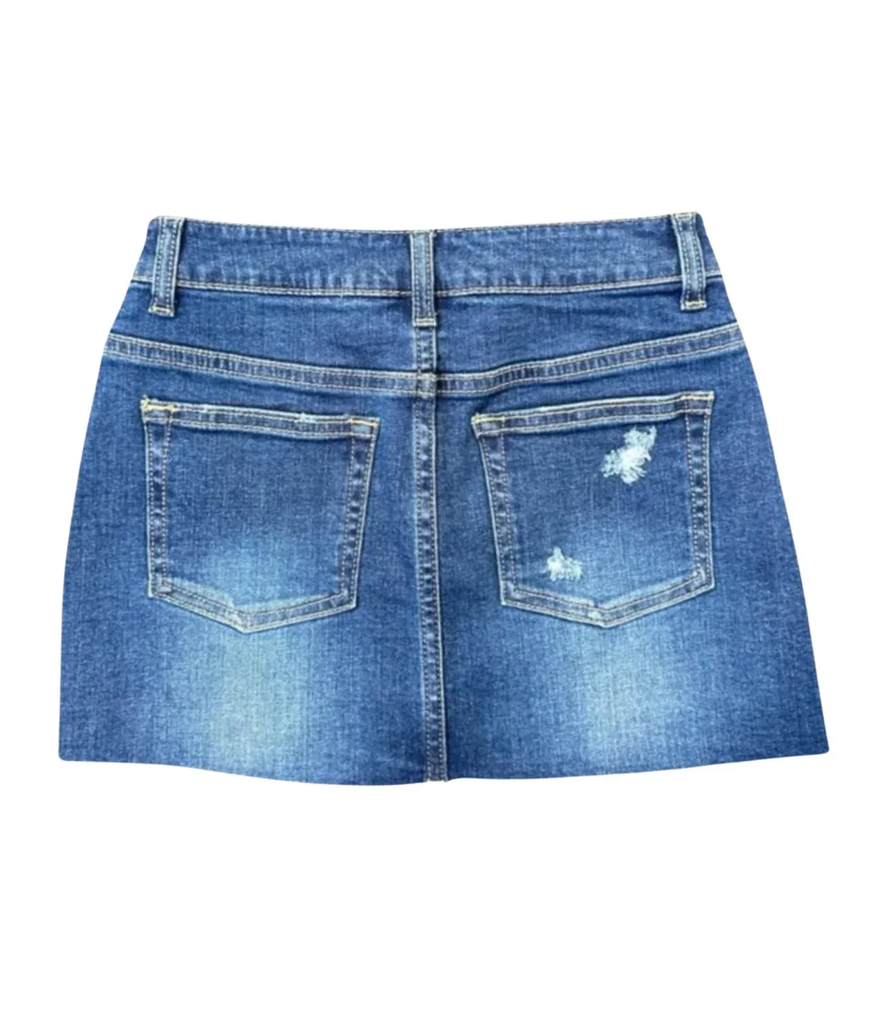 Юбка Miami Mid Wash из джинсовой ткани KatieJnyc, джинсовая ткань — фото 4