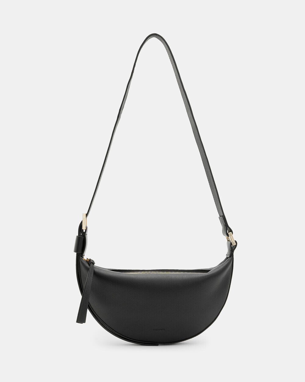 

Кожаная сумка через плечо Half Moon AllSaints, черный