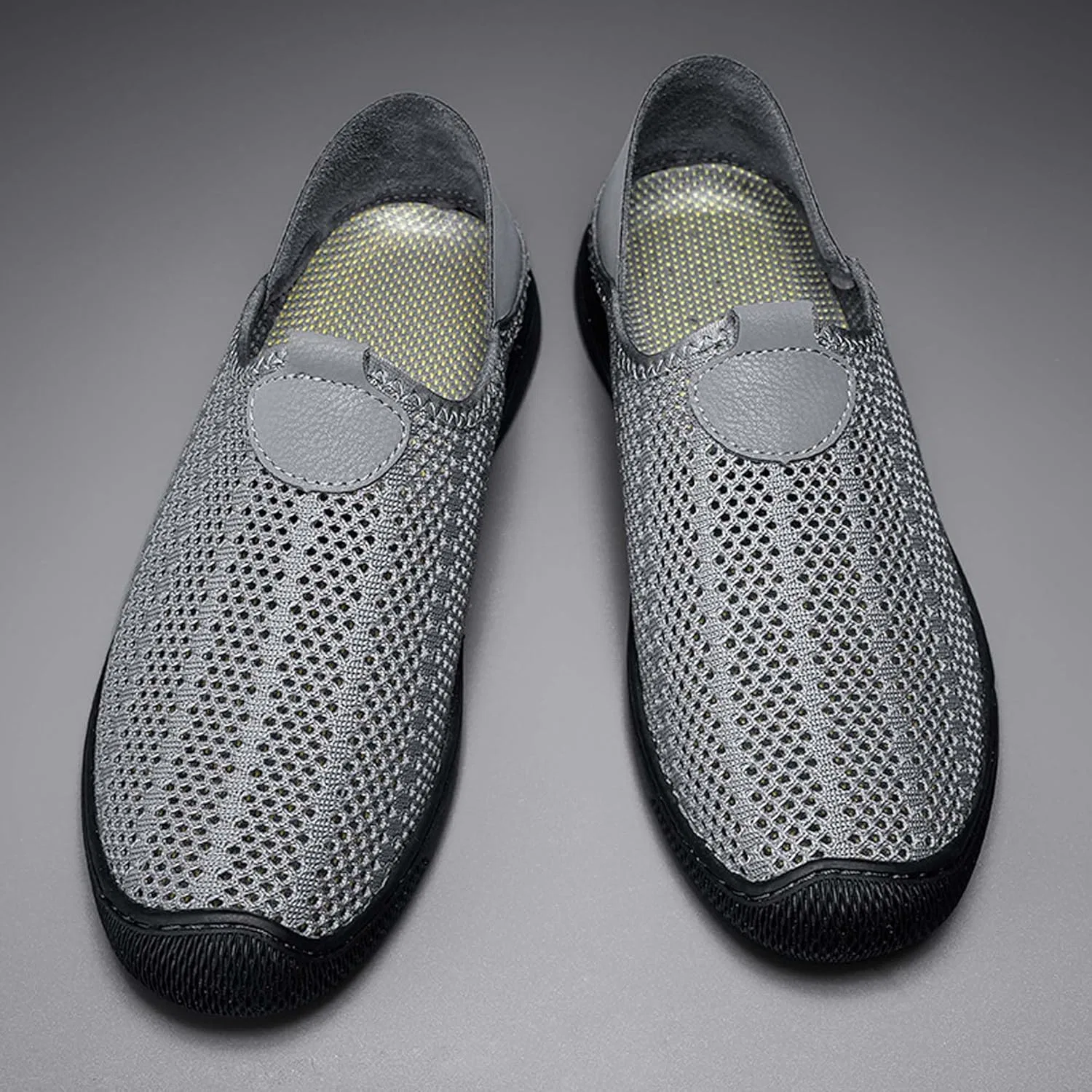 Мужские повседневные спортивные туфли дышащие, Loafers & Slip-Ons, Green — фото 4