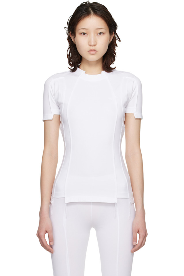 

Разрезанная детская футболка Vetements, белый