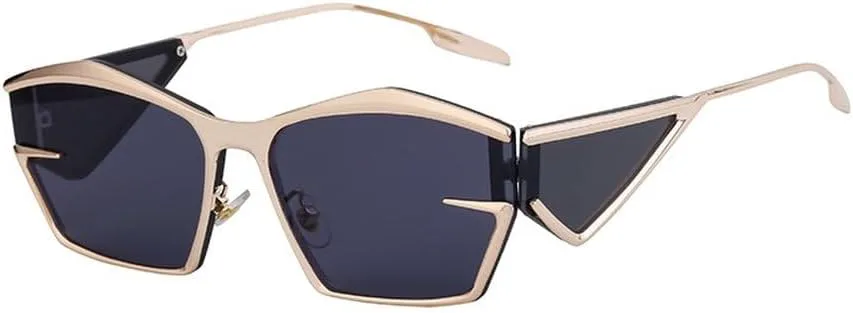 

Модные солнцезащитные очки в стиле стимпанк для мужчин, для активного отдыха, путешествий, вождения, для женщин, в повседневном стиле, для отпуска GHVWYX, Blackgold