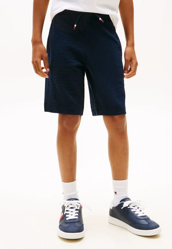 Спортивные шорты из джерси сирсакера Tommy Hilfiger, Dark Night Navy