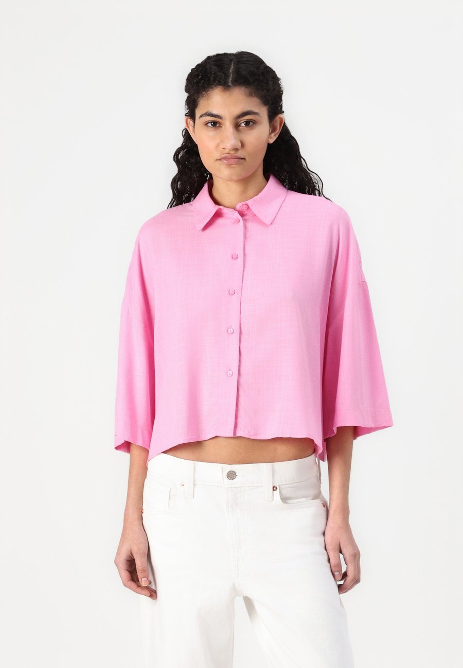 

Блуза ONLY ONLASTRID LIFE CROP SHIRT, Begonia Pink/Pink