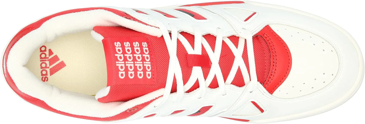 Мужские кроссовки Adidas Midcity Low, белый/красный/черный — фото 4