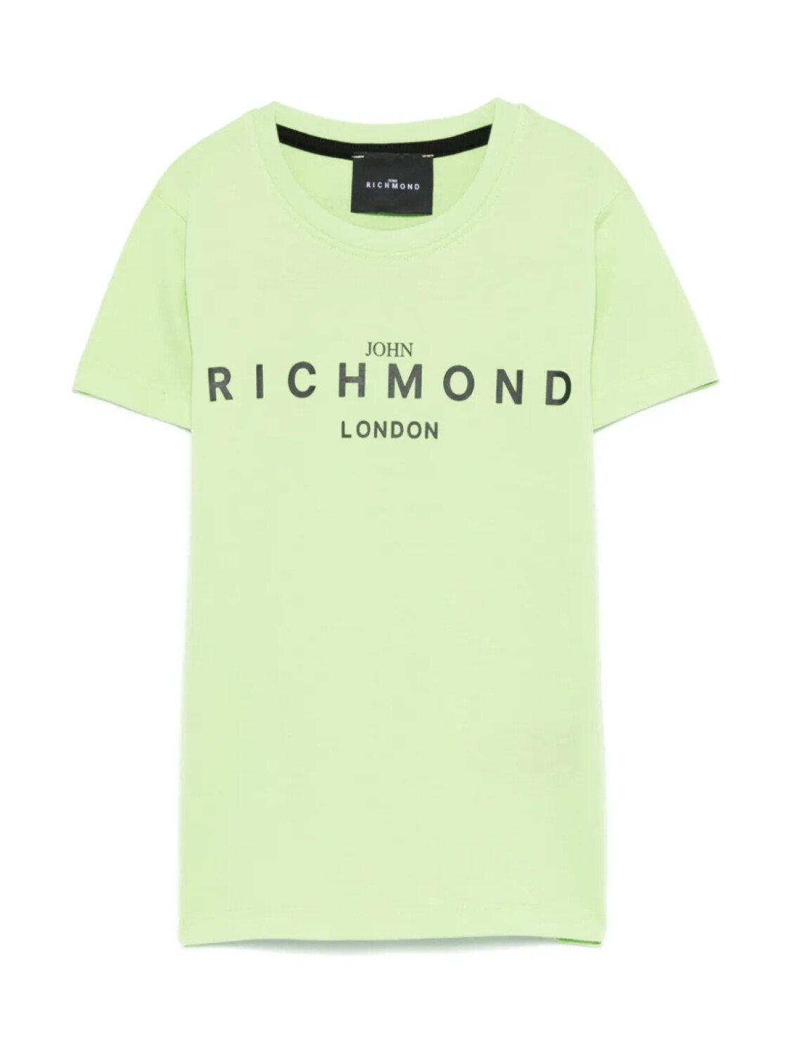 

John Richmond Junior футболка с логотипом, зеленый