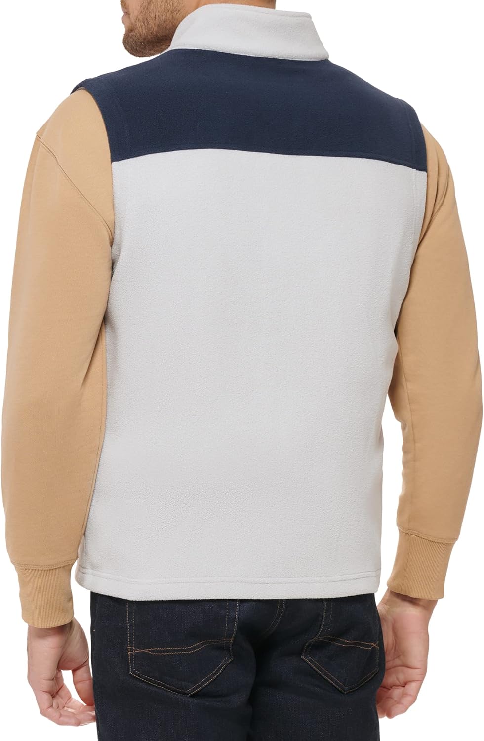 Легкий мужской жилет Tommy Hilfiger Polar Fleece, Navy/Ice — фото 4