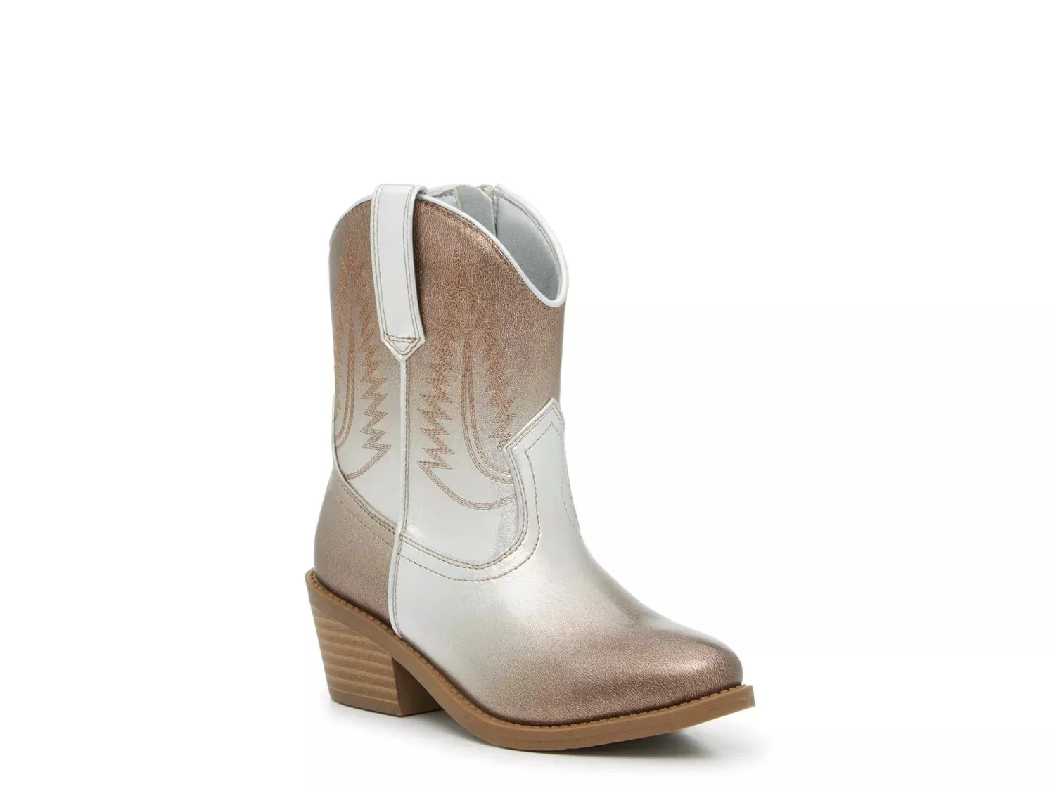 

Ботинки Steve Madden Texas Western Bootie — детские, бронзовый металлик