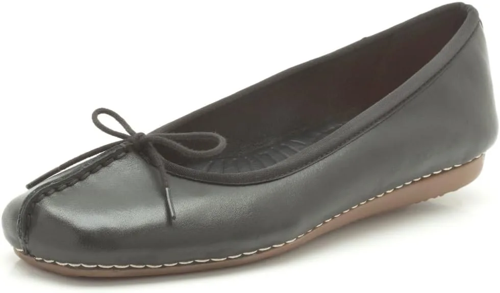 Балетки Clarks Freckle Ice, черный