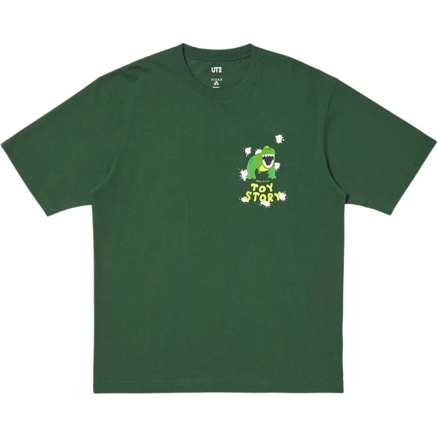 Футболка унисекс PIKESI,LIANMINGKUAN MAGIC For ALL SS26 UNIQLO, темно-зеленый