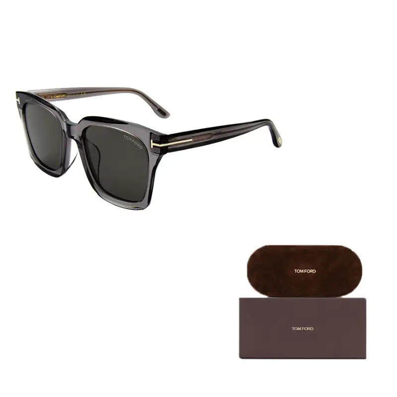 

TOM FORD Солнцезащитные очки с квадратной оправой, Light Gray