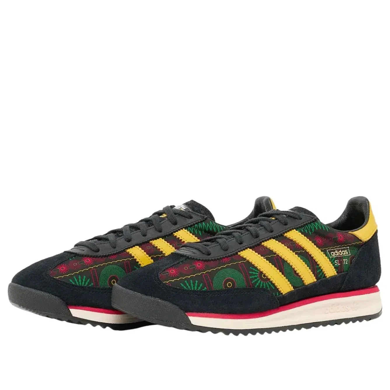 Кроссовки Adidas x Bob Marley SL72 'Football Is Freedom' KJ4476, черный — фото 2